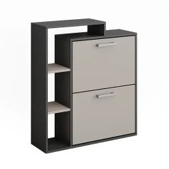 Vicco Basculeur à chaussures Anthracite/gris 80x90cm