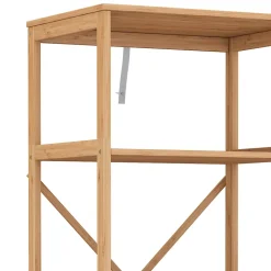 Vicco Bibliothèque Bambou 48.3x144cm avec 5 compartiments