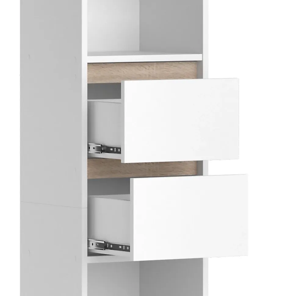 Vicco Bibliothèque Blanc 36.2x171cm