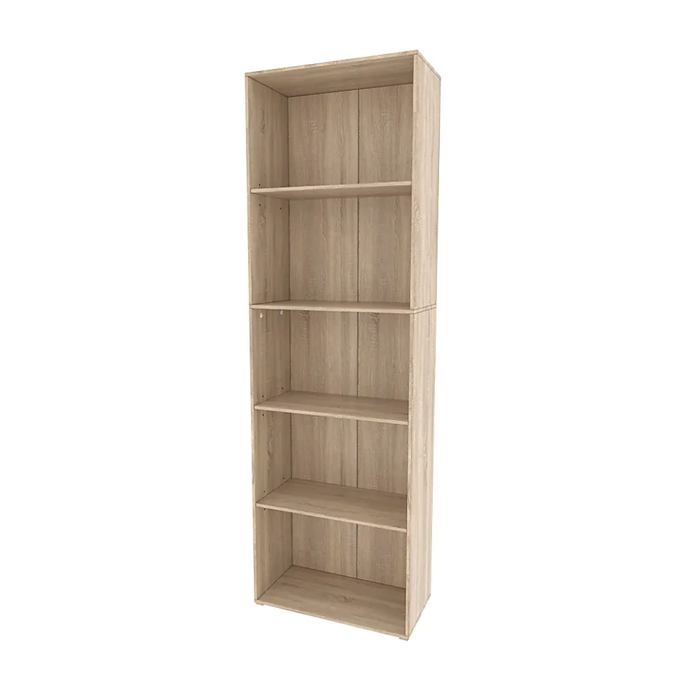 Vicco Bibliothèque Sonoma 60x190cm avec 5 compartiments