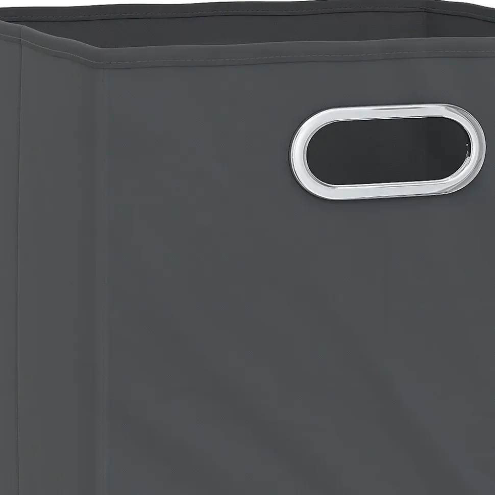 Vicco Boîte pliante Anthracite 30x30cm Lot de 4
