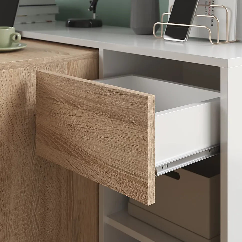 Vicco Bureau Blanc/Sonoma 145x46.4cm