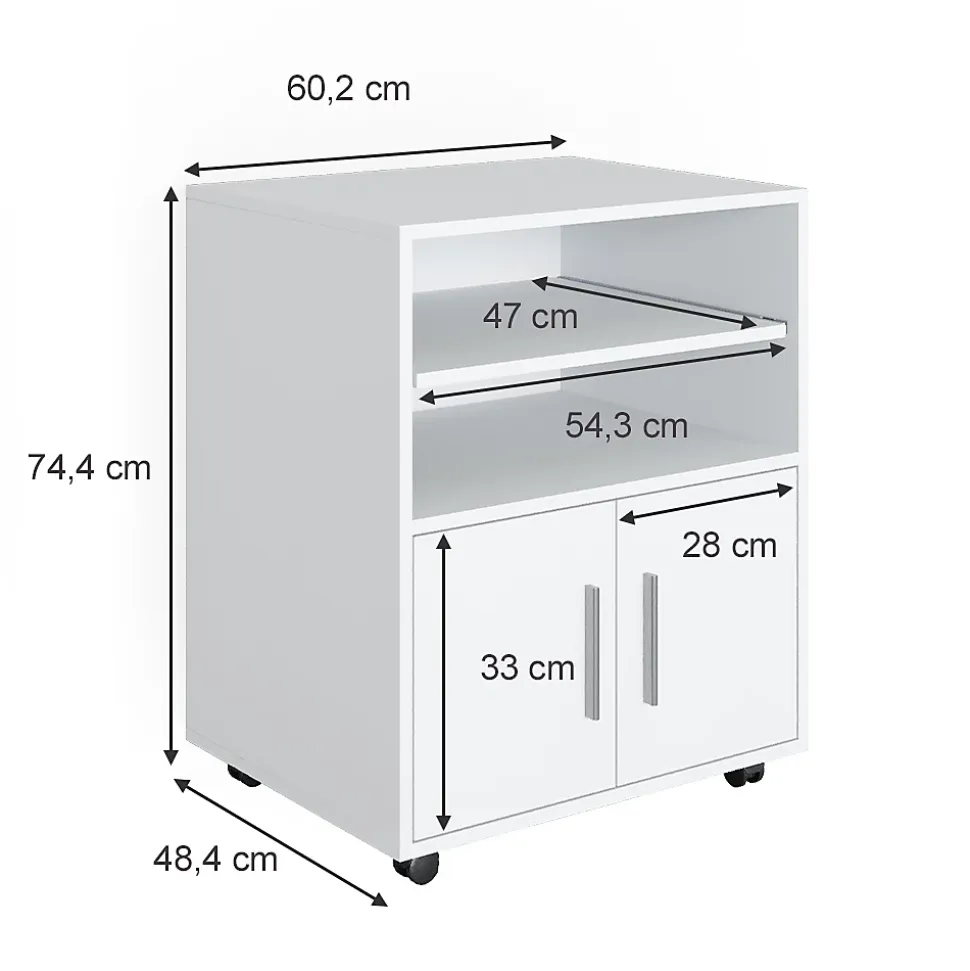 Vicco Caisson roulant Blanc 48.4x60.2cm