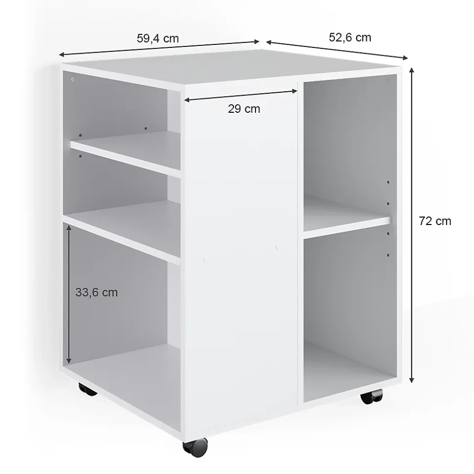 Vicco Caisson roulant Blanc 52.6x59.4cm
