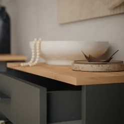 Vicco Casier à vin Chêne doré/anthracite 60x106cm