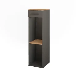 Vicco Casier à vin Chêne doré/anthracite 30x106cm