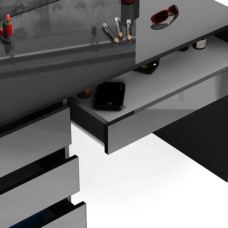 Vicco Coiffeuse Anthracite 55cm