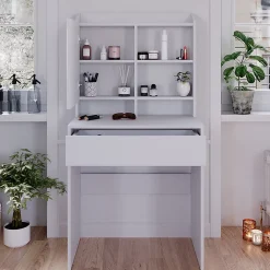 Vicco Coiffeuse blanc, avec miroir, 70 cm