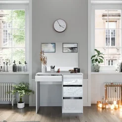 Vicco Coiffeuse blanc, avec miroir, 40 cm