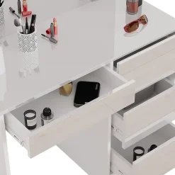 Vicco Coiffeuse blanc, avec miroir, 40 cm