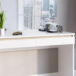Vicco Coiffeuse Blanc 120cm sans miroir