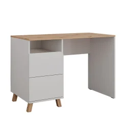 Vicco Coiffeuse Blanc/Artisan 110cm avec tiroirs