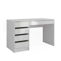 Vicco Coiffeuse Blanc/Or 120cm sans miroir