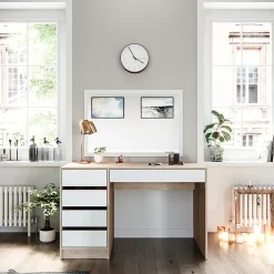 Vicco Coiffeuse Blanc/Sonoma 120cm
