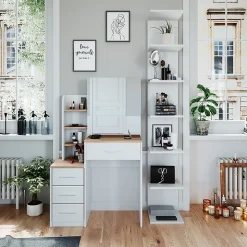 Vicco Coiffeuse Blanc/Sonoma 80cm