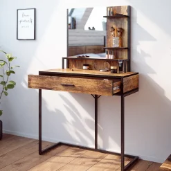 Vicco Coiffeuse Bois antique 80cm