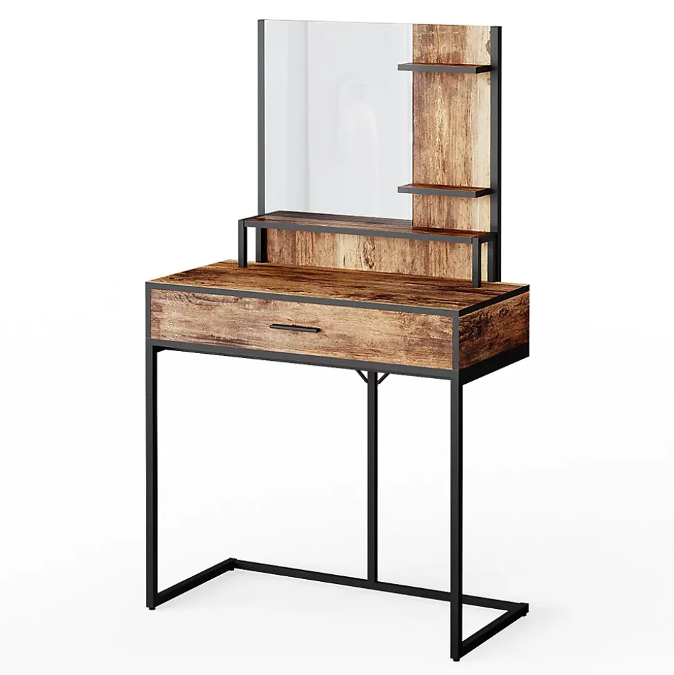 Vicco Coiffeuse Bois antique 80cm