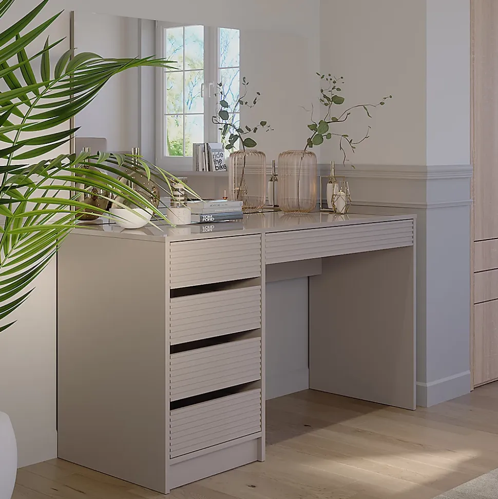 Vicco Coiffeuse Cachemire 120cm avec miroir