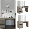 Vicco Coiffeuse Grège 55cm avec miroir