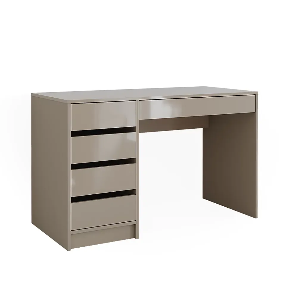 Vicco Coiffeuse Gris brillant 120cm sans miroir