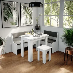 Vicco Coin pour banquette Blanc 43.5x43.5cm