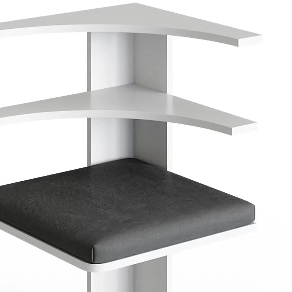 Vicco Coin pour banquette Blanc 43.5x43.5cm