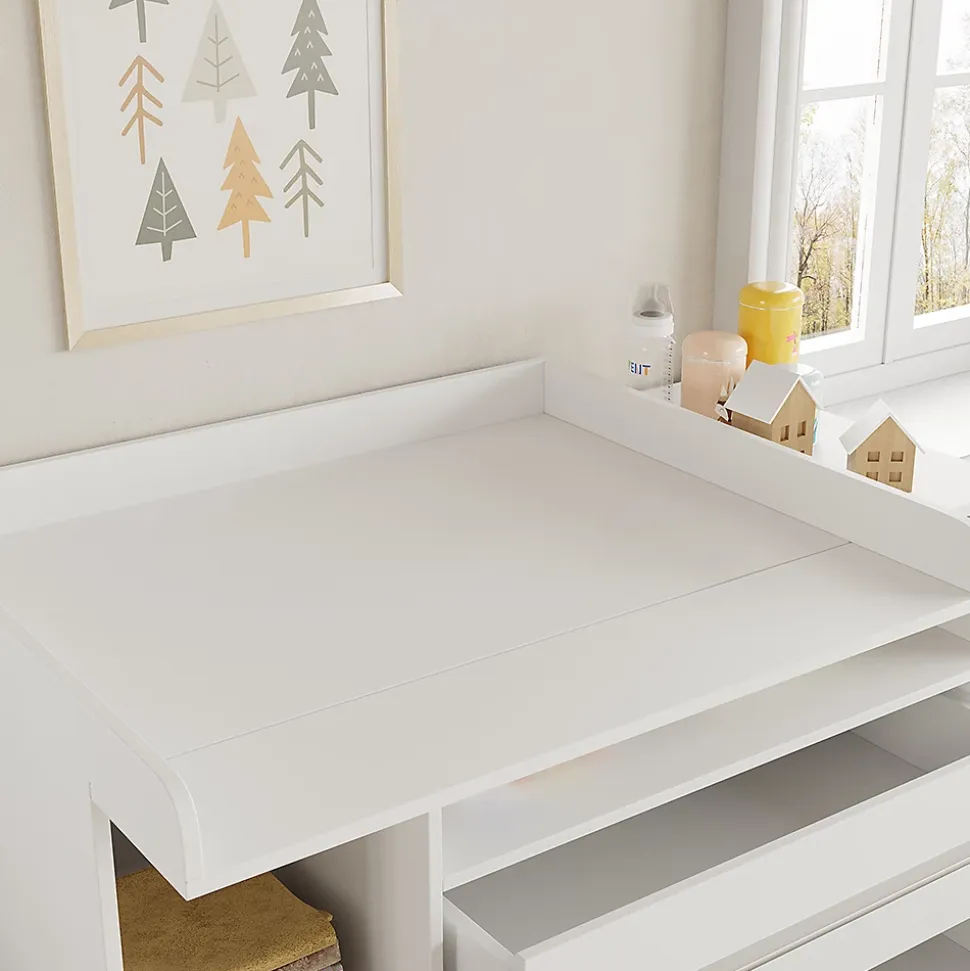 Vicco Commode à langer Blanc 110x93.5cm avec plan à langer