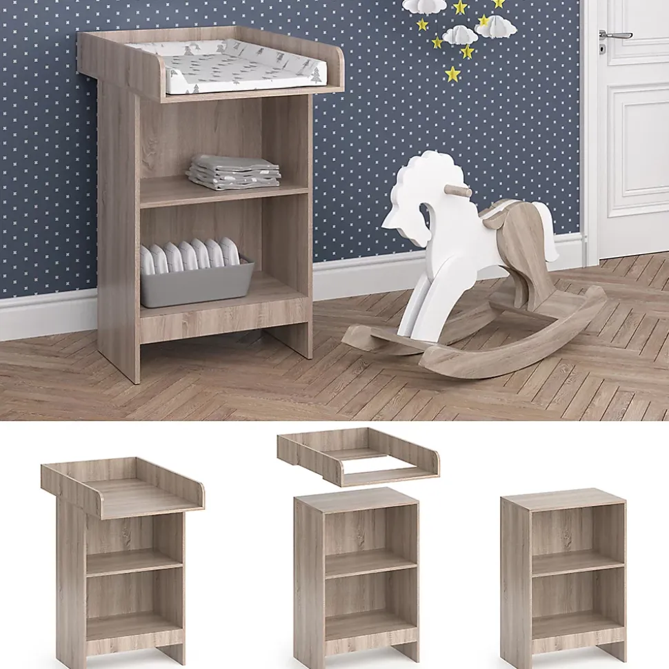 Vicco Commode à langer Sonoma 60x103cm