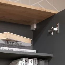 Vicco Commode Anthracite avec porte
