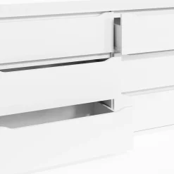 Vicco Commode avec tiroirs Blanc 48x77.6cm