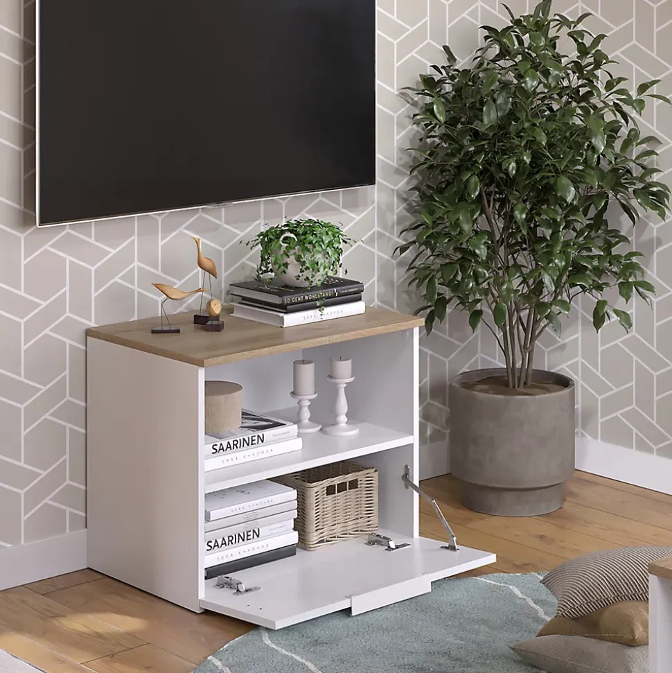 Vicco Commode Blanc/Sonoma 60x50cm avec rabat