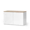 Vicco Commode dangle Blanc/Sonoma 40x50cm avec porte