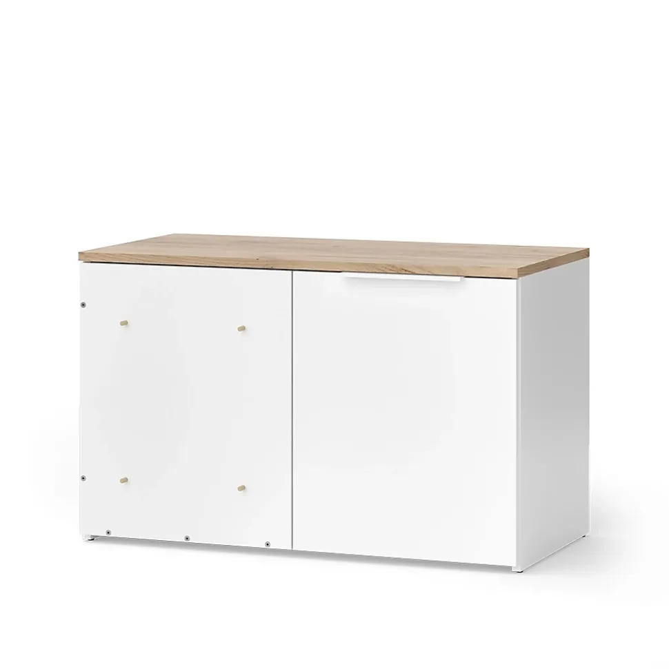 Vicco Commode dangle Blanc/Sonoma 40x50cm avec porte