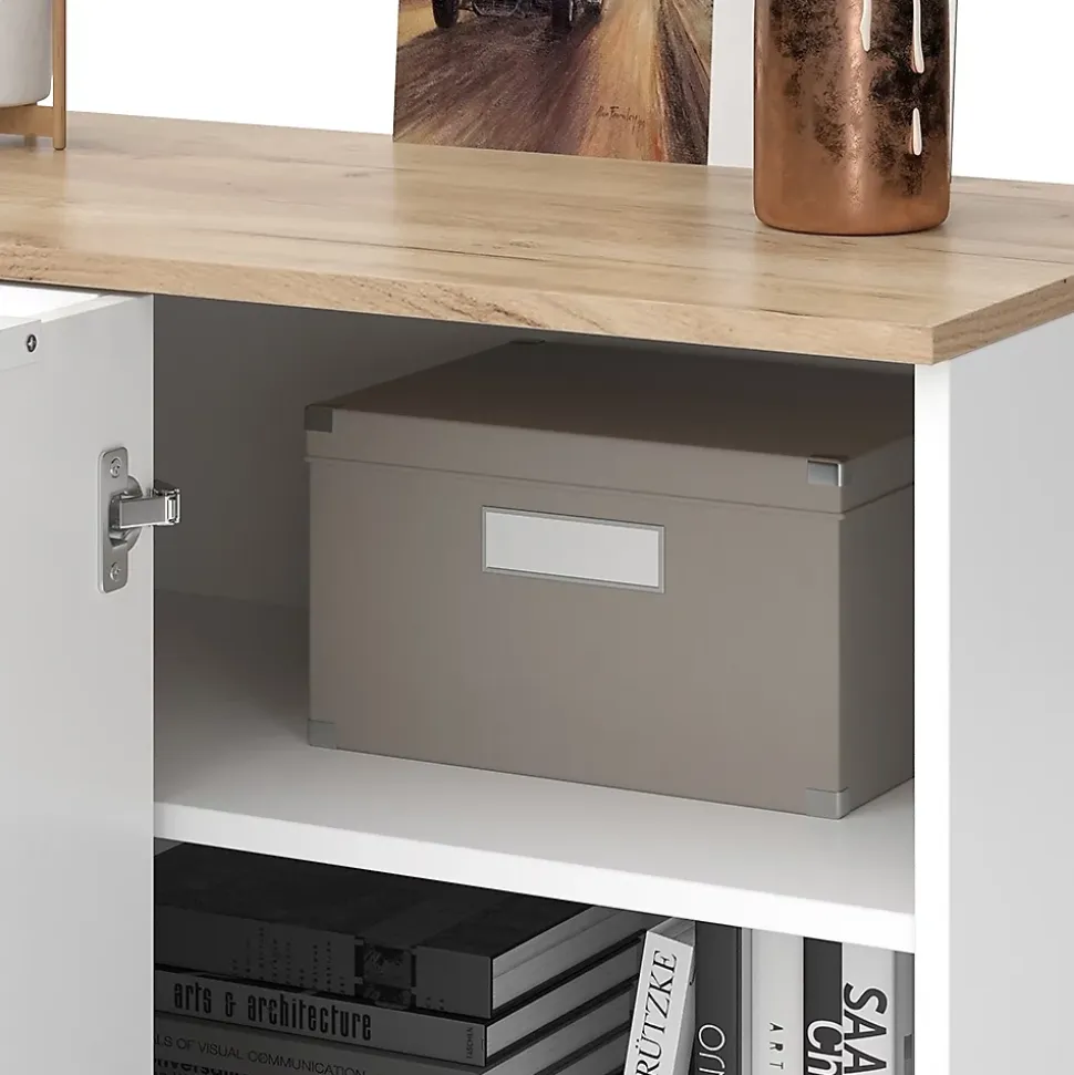 Vicco Commode dangle Blanc/Sonoma 40x50cm avec porte