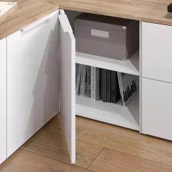 Vicco Commode dangle Blanc/Sonoma 40x50cm avec porte
