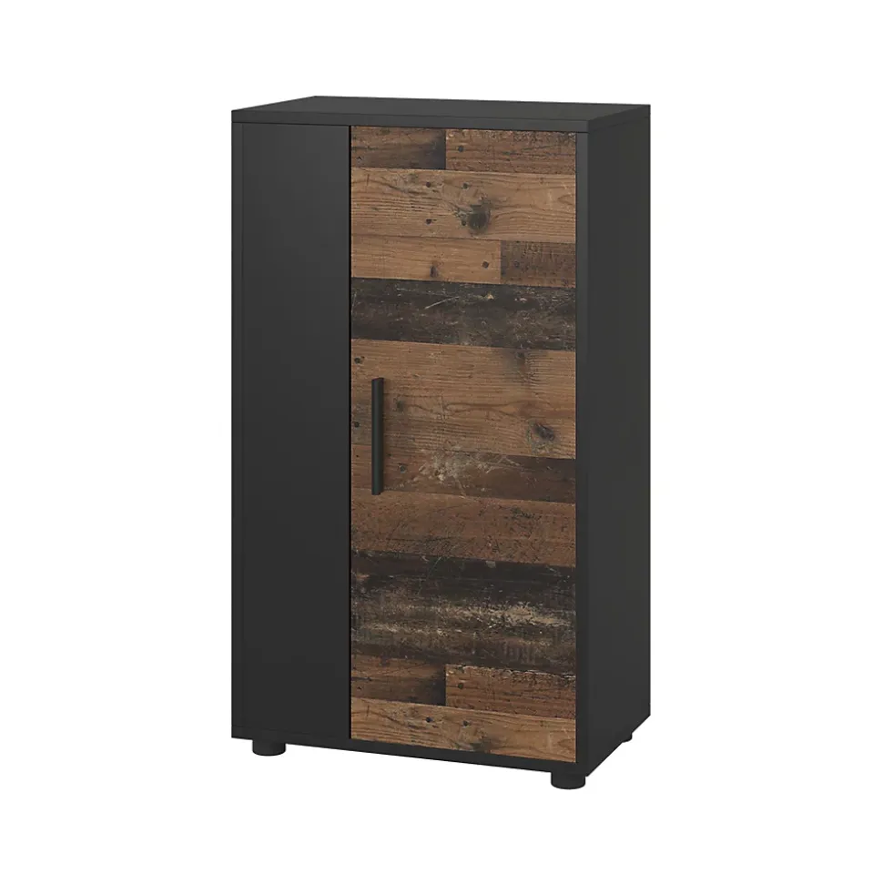 Vicco Commode Noir/ancien style 50.1x87.3cm avec 2 compartiments