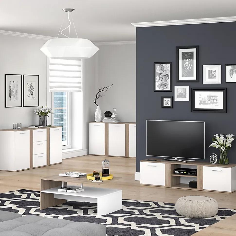 Vicco Commode Sonoma 40x80cm avec portes