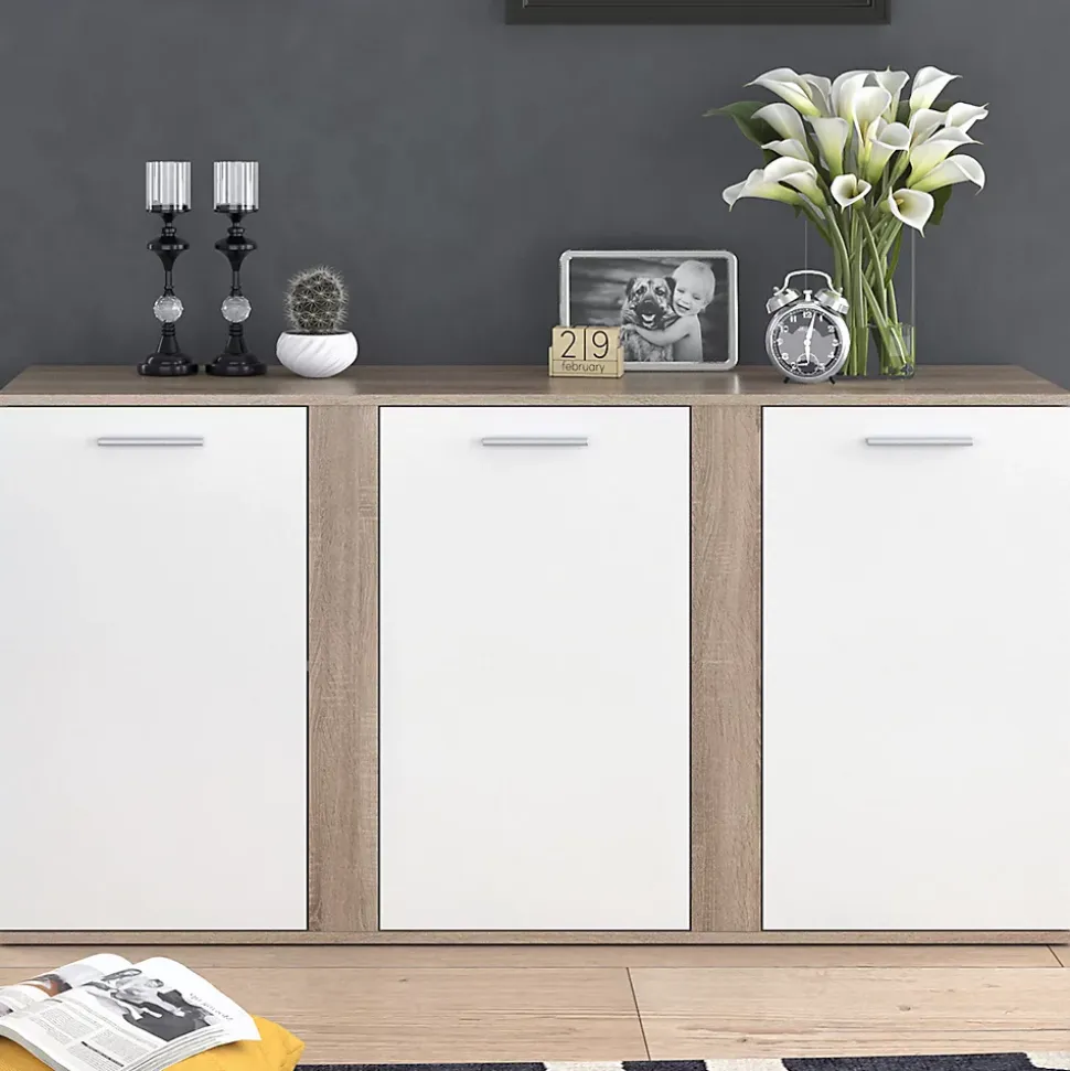 Vicco Commode Sonoma 40x80cm avec portes