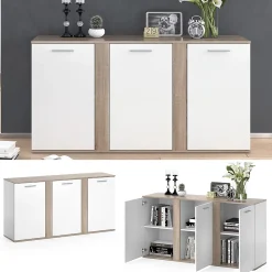 Vicco Commode Sonoma 40x80cm avec portes