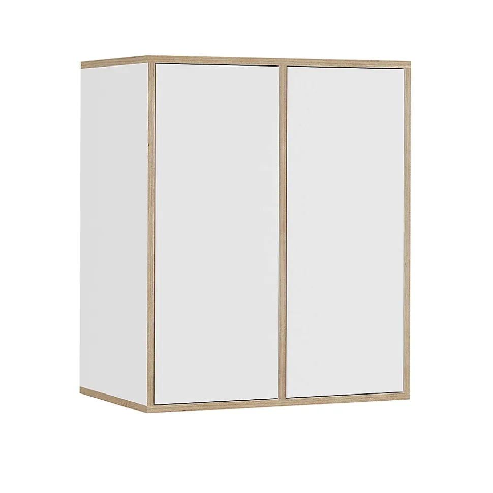 Vicco Etagère Blanc 63x75cm avec 2 portes