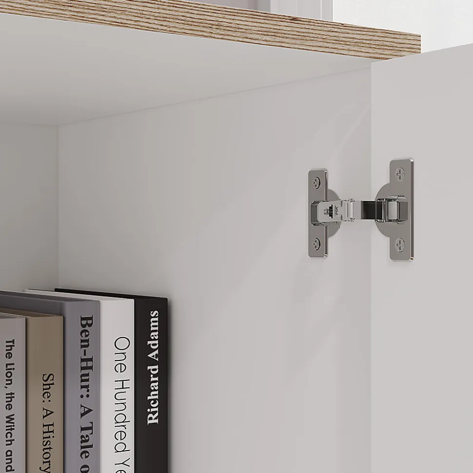 Vicco Etagère Blanc 63x75cm avec 2 portes