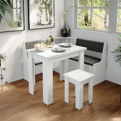 Vicco Groupe de banquettes dangle Blanc 41.5x120cm Sans table