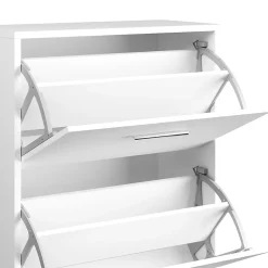 Vicco Meuble à chaussure Blanc 59x105cm