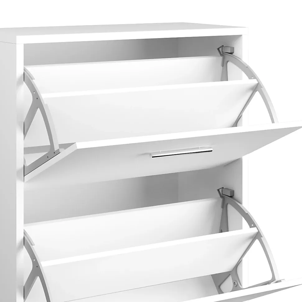 Vicco Meuble à chaussure Blanc 59x105cm