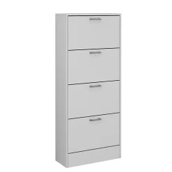 Vicco Meuble à chaussure Blanc 63x150cm