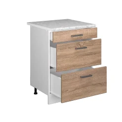 Vicco Meuble bas universel Sonoma 60cm avec tiroirs