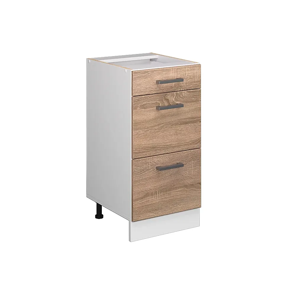 Vicco Meuble bas universel Sonoma 40cm avec tiroirs, sans PT