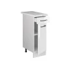 Vicco Meuble bas universel Blanc Haute brillance 30cm avec tiroir, avec PT