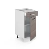 Vicco Meuble bas universel Gris 40cm avec tiroir, sans PT
