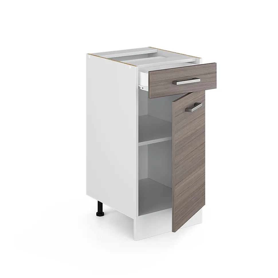 Vicco Meuble bas universel Gris 40cm avec tiroir, sans PT